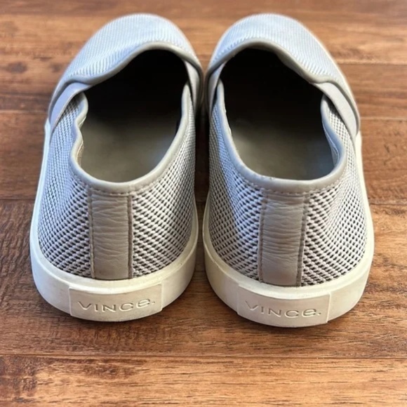 Vince Preston B Perforated Slip-On Sneakers Gray Women's Size 8.5 - Picture 7 of 12